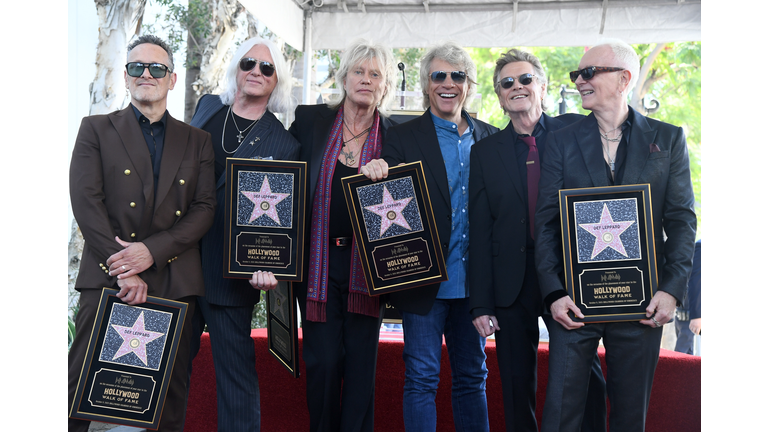 Def Leppard Honored With Star On Hollywood Walk Of Fame