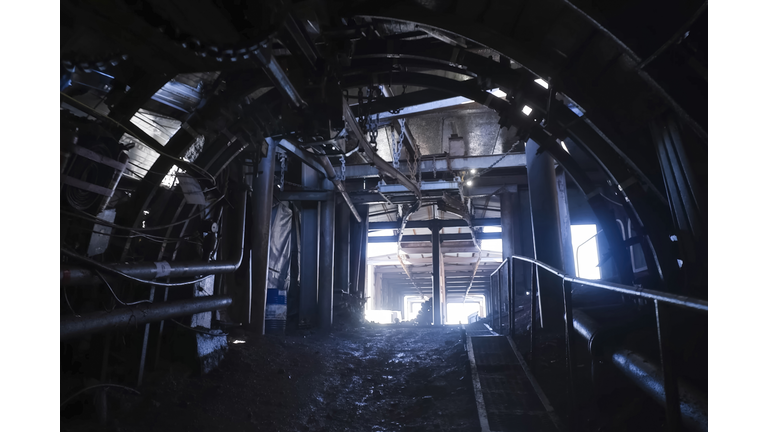 Exit from the coal mine, view from the inside