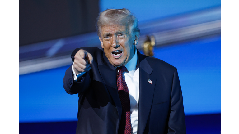 President Trump Addresses America Business Forum In Miami