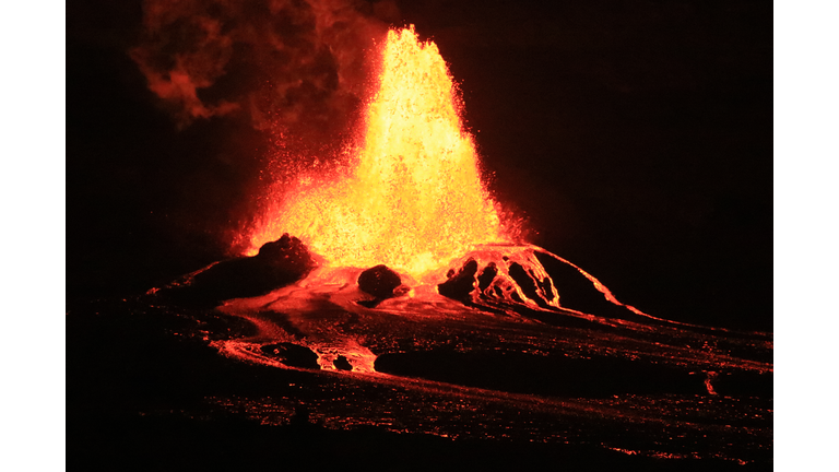 Kilauea volcano eruption episode 19: preliminary activity