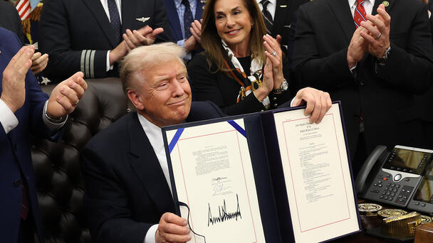 President Trump Signs Bill To Reopen Government, Blasting Democrats