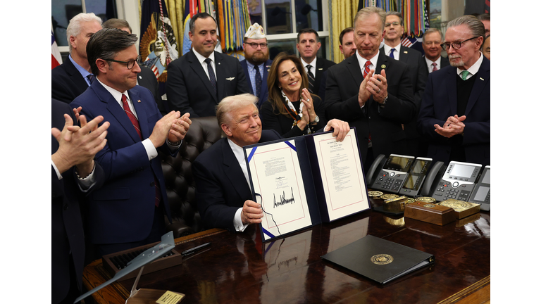 President Trump Signs Funding Bill To Reopen The Federal Government