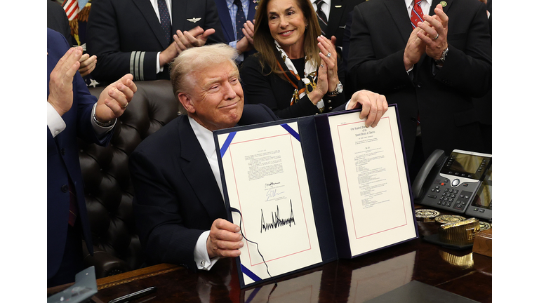 President Trump Signs Funding Bill To Reopen The Federal Government