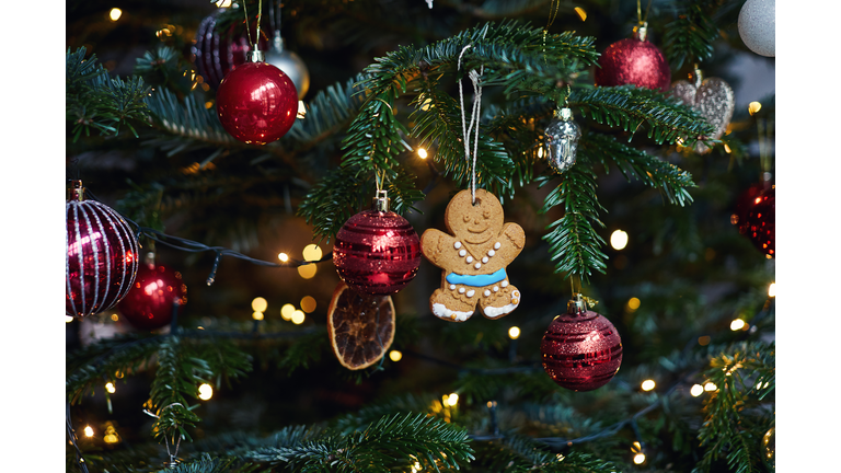 Gingerbread decoration on the tree