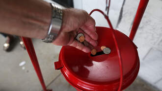 Salvation Army Begins Red Kettle Campaign For Holidays