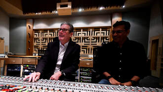 MICHAEL JACKSON AGE 8 FIRST TIME IN A STUDIO.  WHAT HE DOES IS AMAZING!