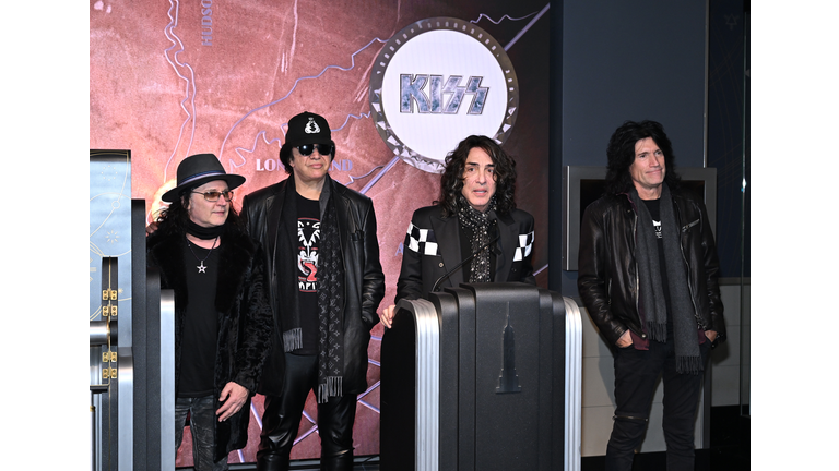 KISS Lights the Empire State Building in Celebration of the Band's Final Show