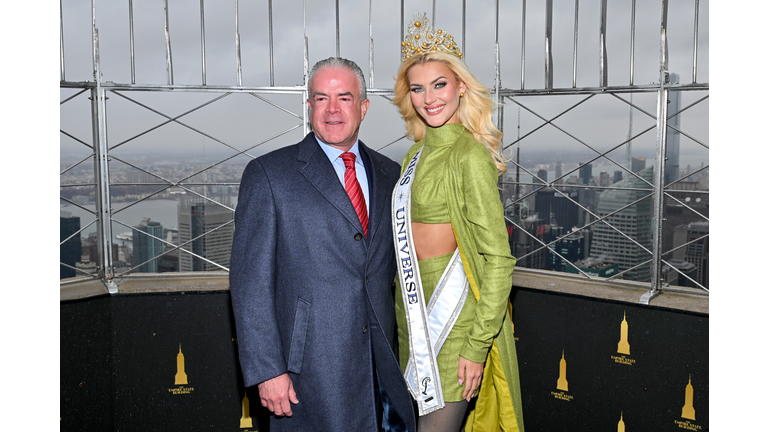 Miss Universe Victoria Kjaer Theilvig Lights the Empire State Building in Honor of Miss Universe 2024