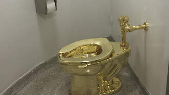 Holy Crap! NY Mets Owner Sells Gold Toilet for $12 Million+