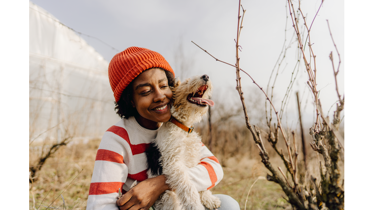 In a vineyard with my best friend