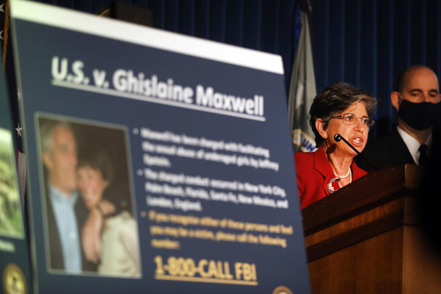 Charges Announced Against Epstein Confidante Ghislaine Maxwell By Acting NY Southern District US Audrey Strauss