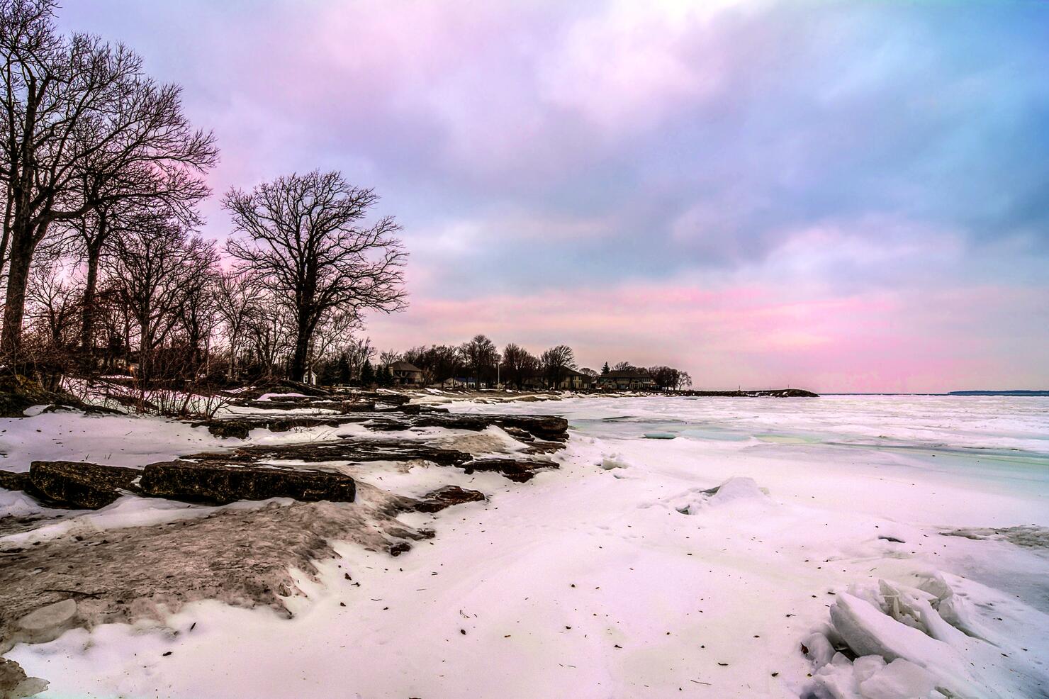 Winter Lake Erie