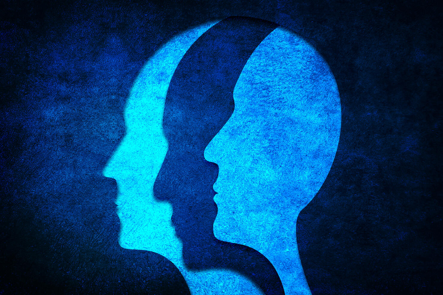 Mental health and problems with memory. Bipolar Disorder concept.