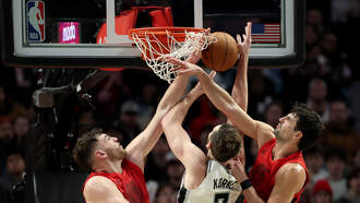 Spurs Buck Trail Blazers