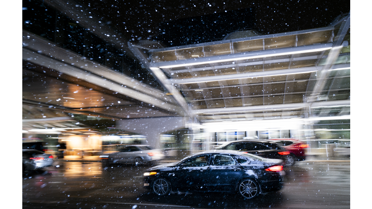 Winter Storm Hits Upper Midwest Ahead Of Thanksgiving Holiday