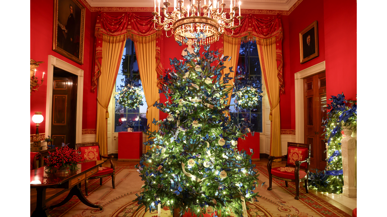 First Lady Melania Trump Unveils White House's 2025 Christmas Decorations