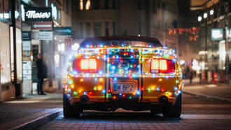 Christmas Lights Are Not For Your Car...