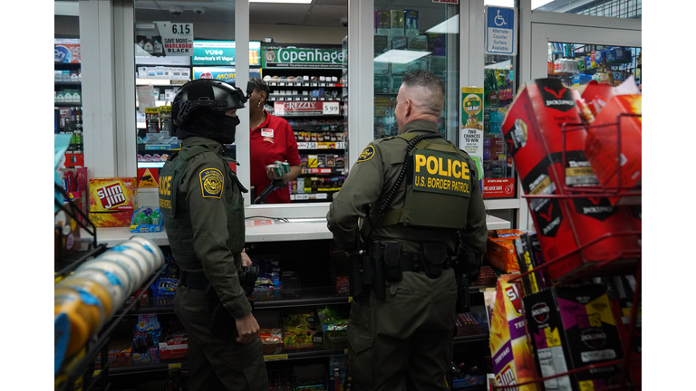 Federal Agents Conduct Illegal Immigration Crack Down In Charlotte, North Carolina