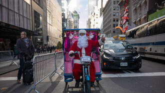 Rockefeller Center Christmas Tree Lit Up