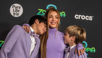 Shakira canta junto a sus hijos en su gira mundial