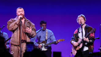 Ed Sheeran Joined Sam Smith For First Live Duet Of Their Song "Who We Love"