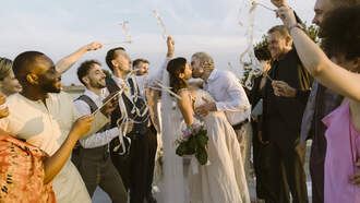 Andy Woods - Grandpa Of The Groom Flies 40 Hours To Surprise Him At Wedding