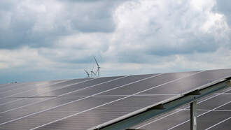 Firefighters Respond To Smoke At PureSky Energy Solar Farm