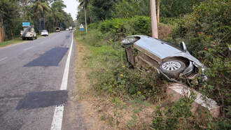 Good Samaritan Saves Family From Car Dangling Off Highway