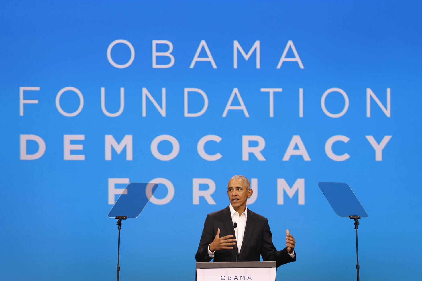 Obama Foundation's Democracy Forum Held In Chicago