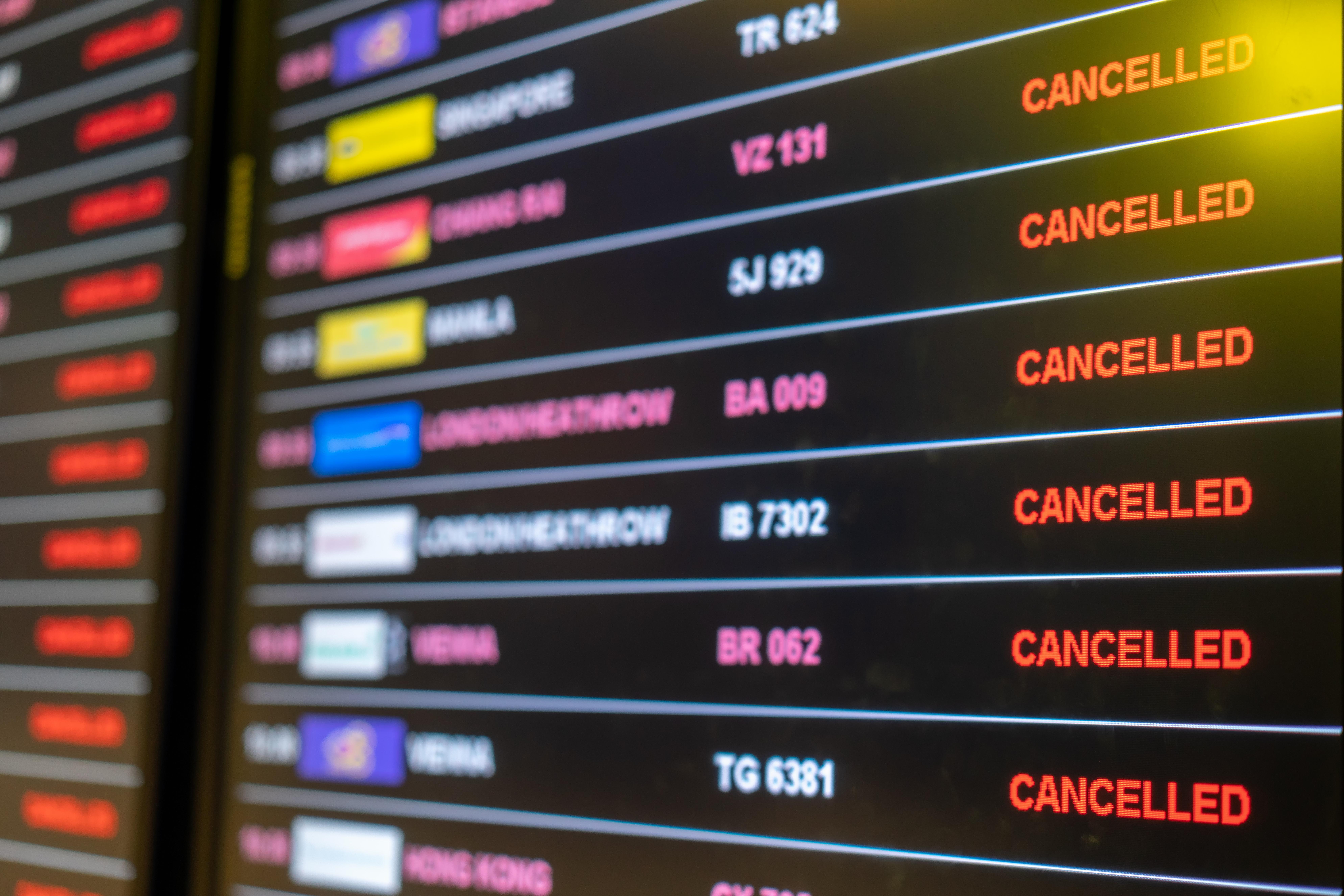 Thousands Of Flights Disrupted Due To Severe Storms Across The Country ...