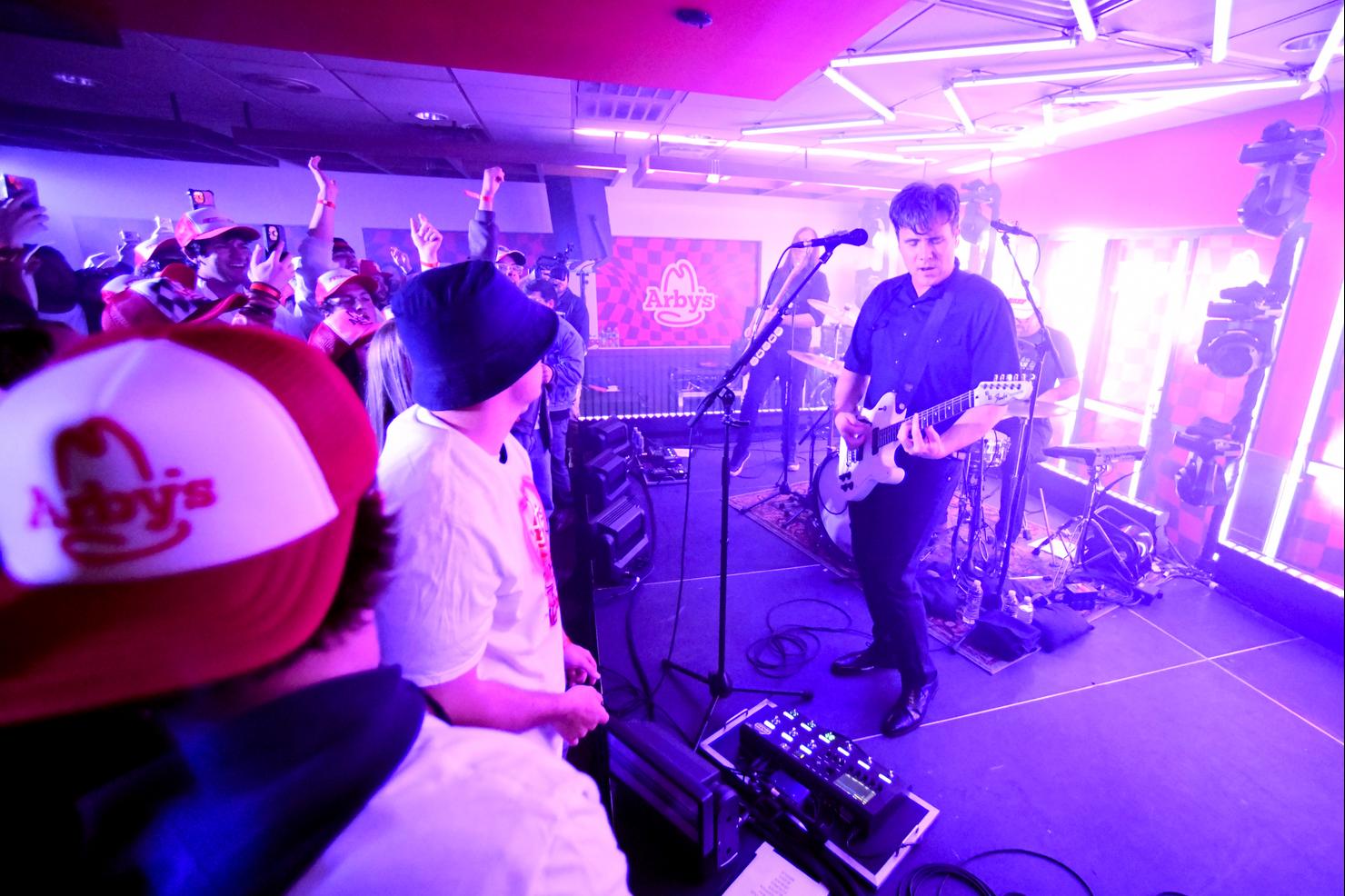 Jimmy Eat World Performs Live Inside An Arby's During Daytona Weekend
