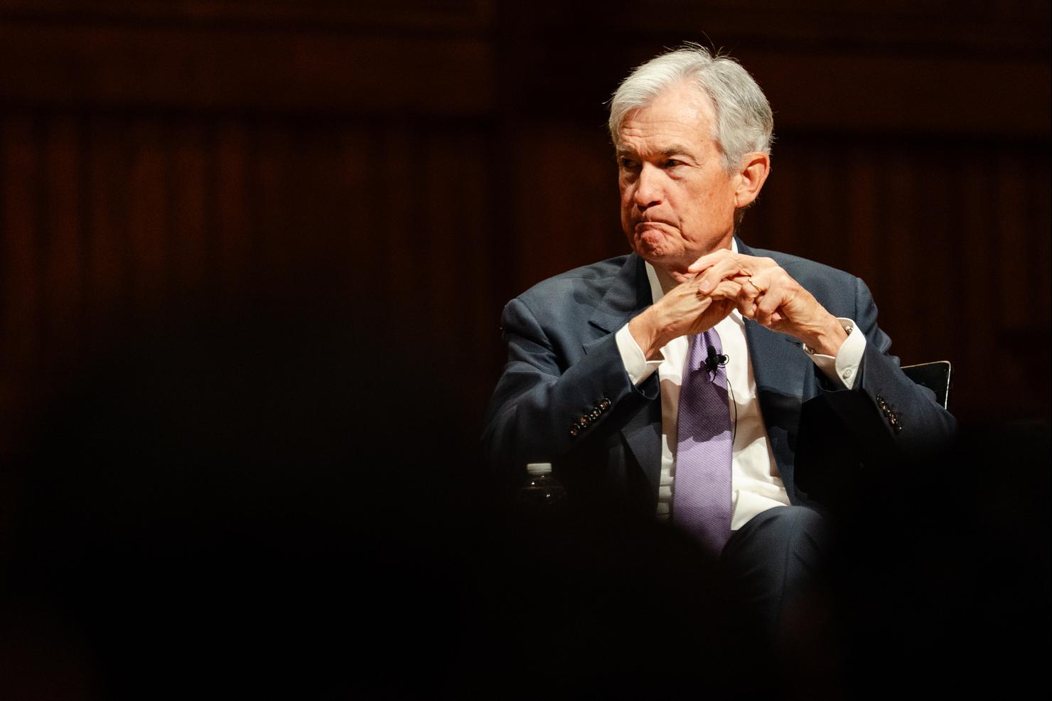 Fed Chair Jerome Powell Speaks At Harvard