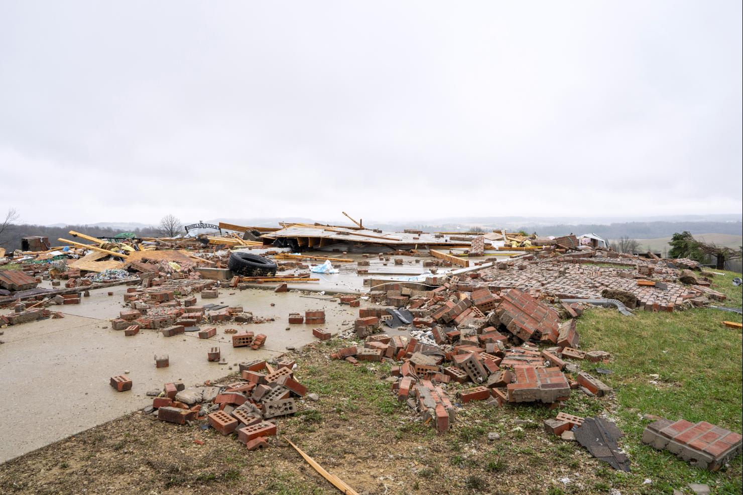 Tornado Rips Through Small Town Of Union Center, Wisconsin