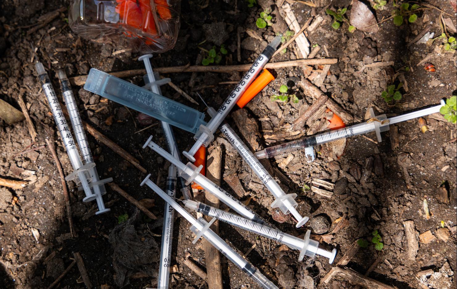 Outreach Workers Clean Up Drug Use Needles In Bronx Park