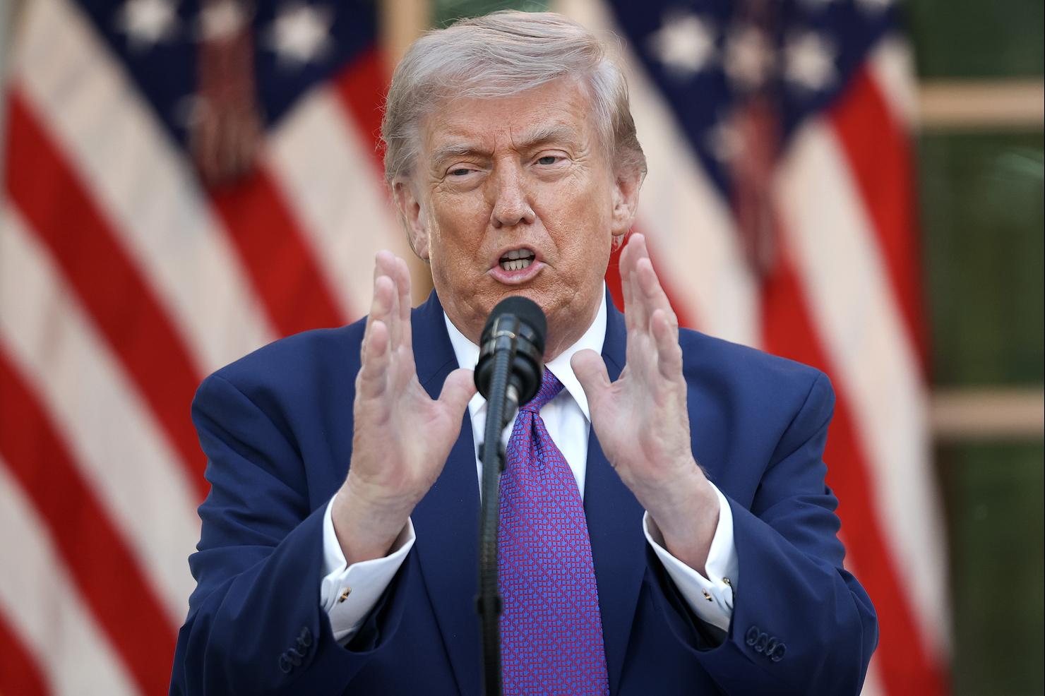 President Trump Holds A Dinner For National Police Week In The Rose Garden