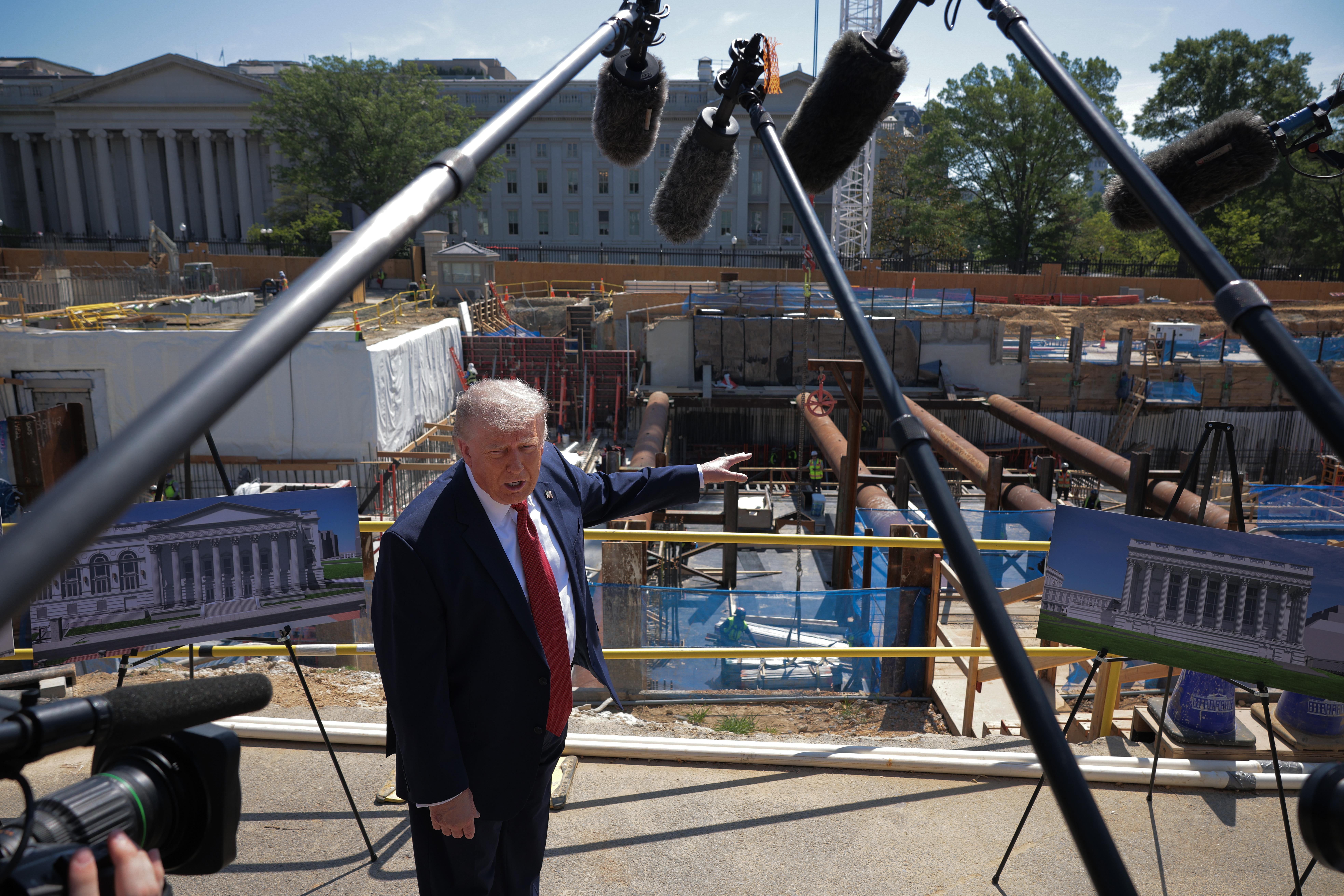 President Trump Updates on White House Ballroom Security | iHeart
