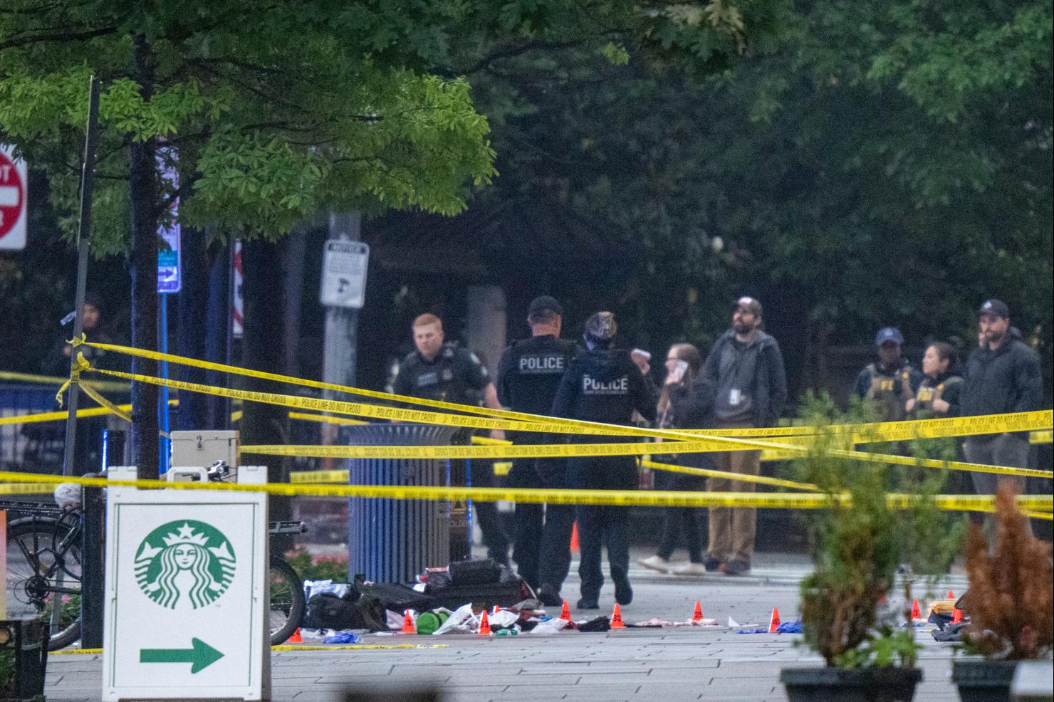Shots fired near the White House