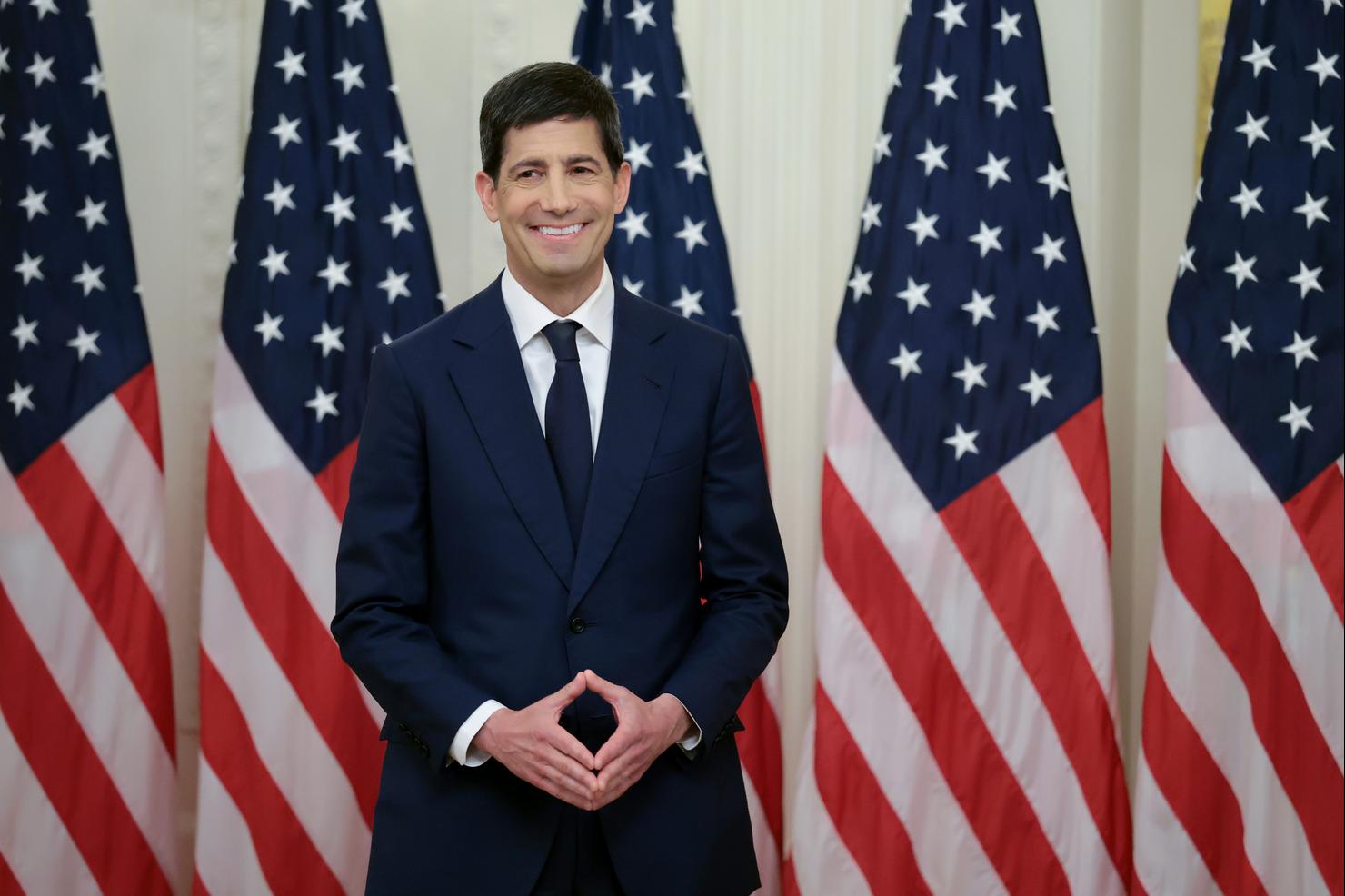 President Trump Attends Swearing In Ceremony For New Chairman Of The Federal Reserve