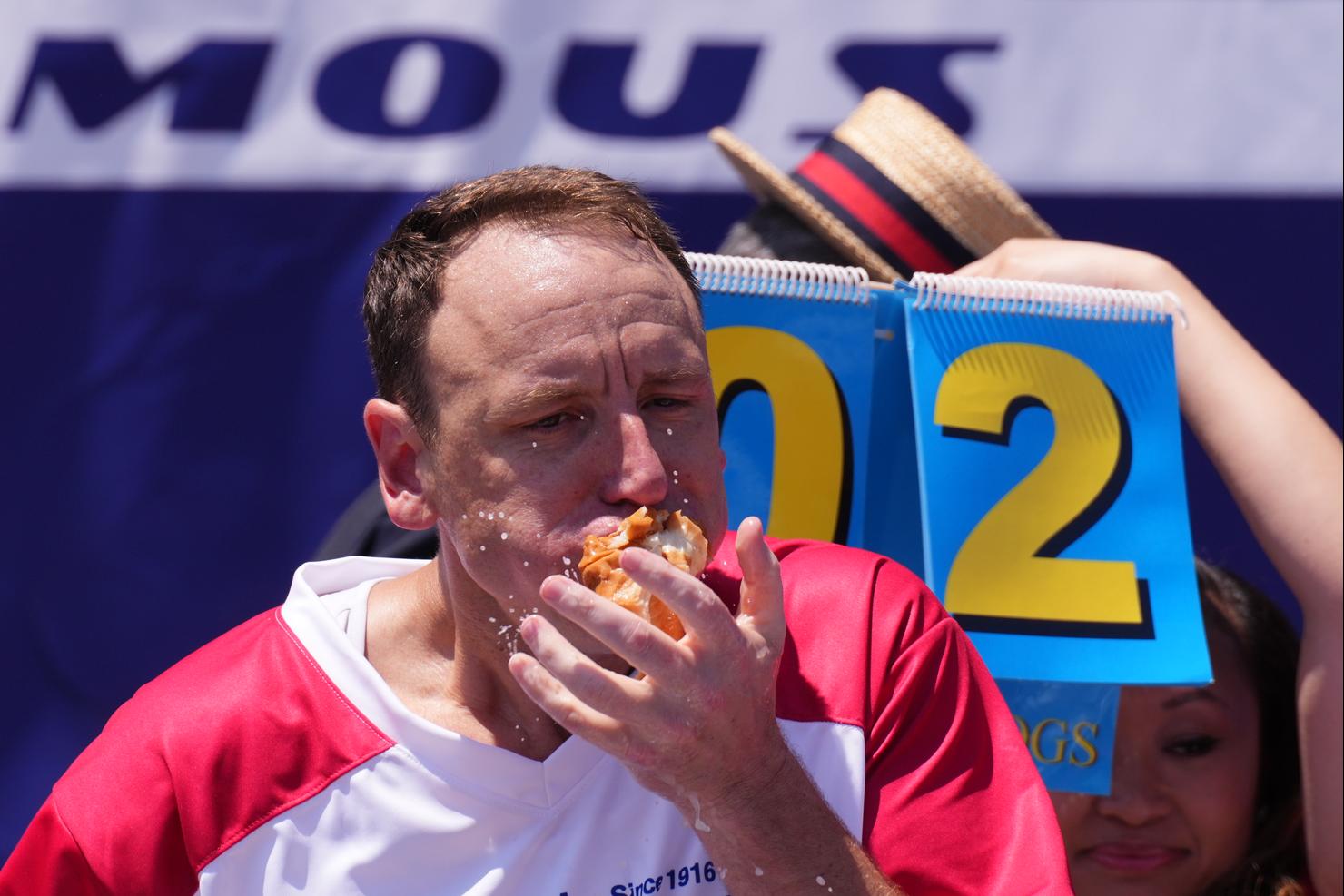 Nathan's Annual Fourth Of July Hot Dog Eating Contest Held In Coney Island