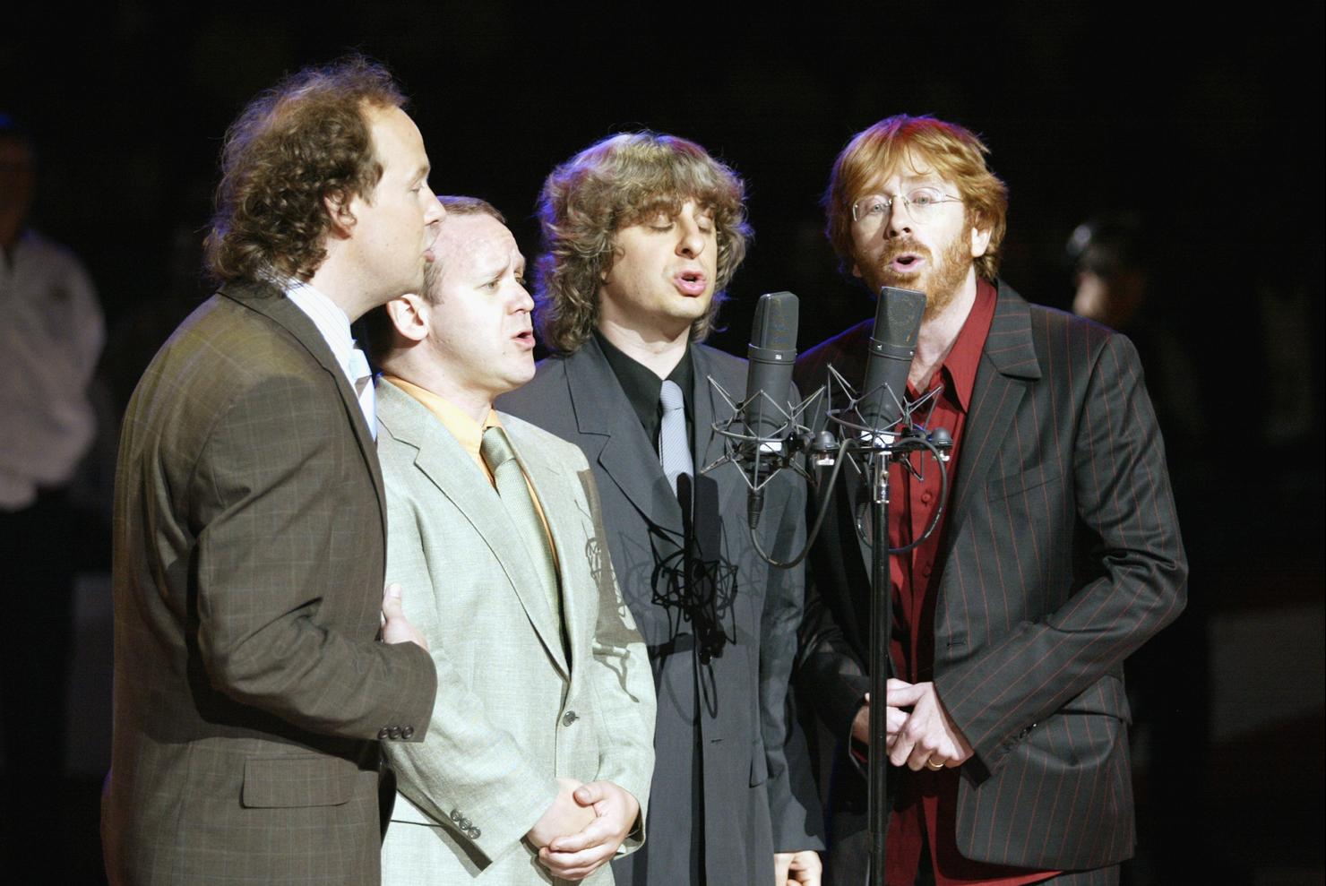 Phish sings National Anthem
