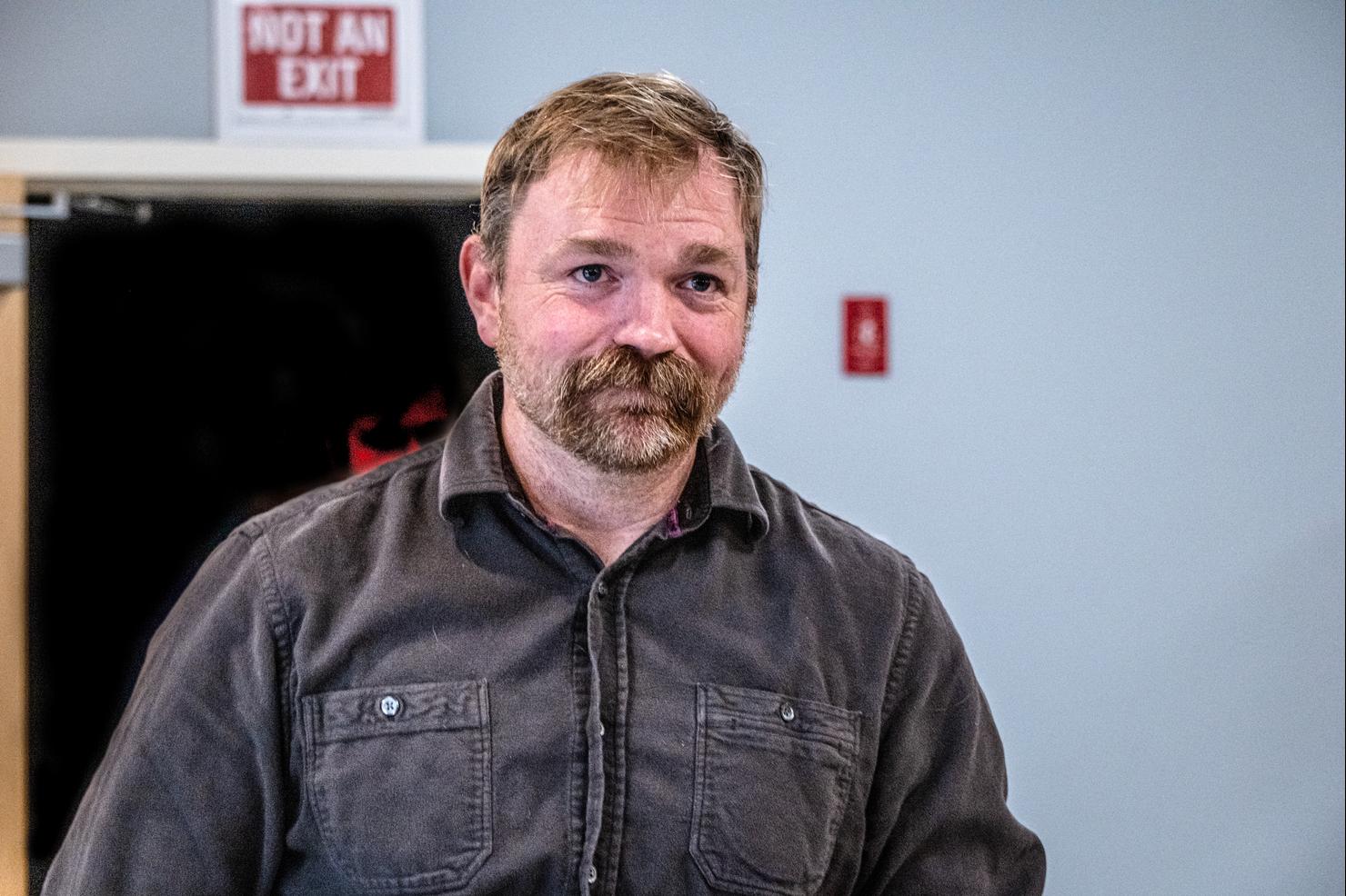Democratic Candidate Graham Platner Holds A Town Hall As He Campaigns for Senate In Maine