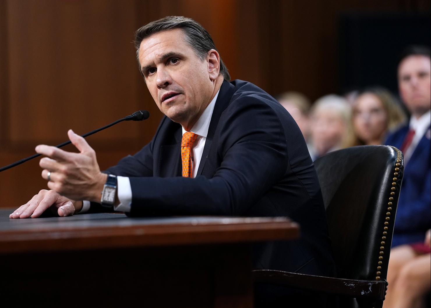 Acting Attorney General Todd Blanche Testifies To Senate Judiciary Committee At His Confirmation Hearing
