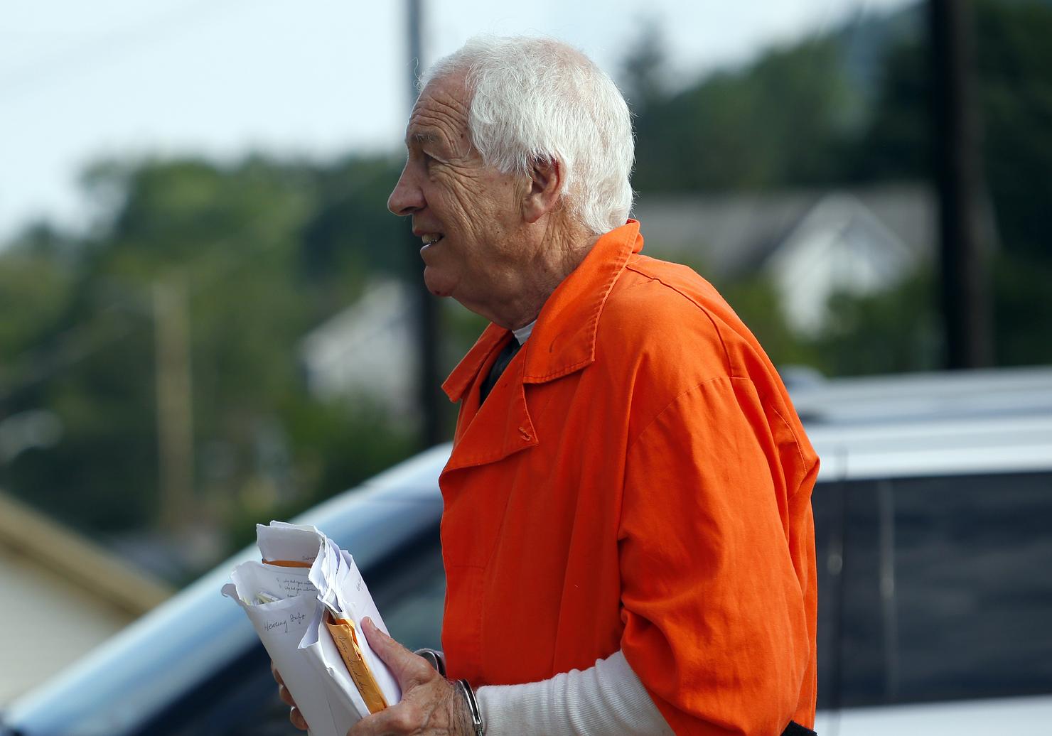Former Penn State Assistant Coach Jerry Sandusky Appears In Court For Appeals Hearing On His Child Sex Abuse Conviction