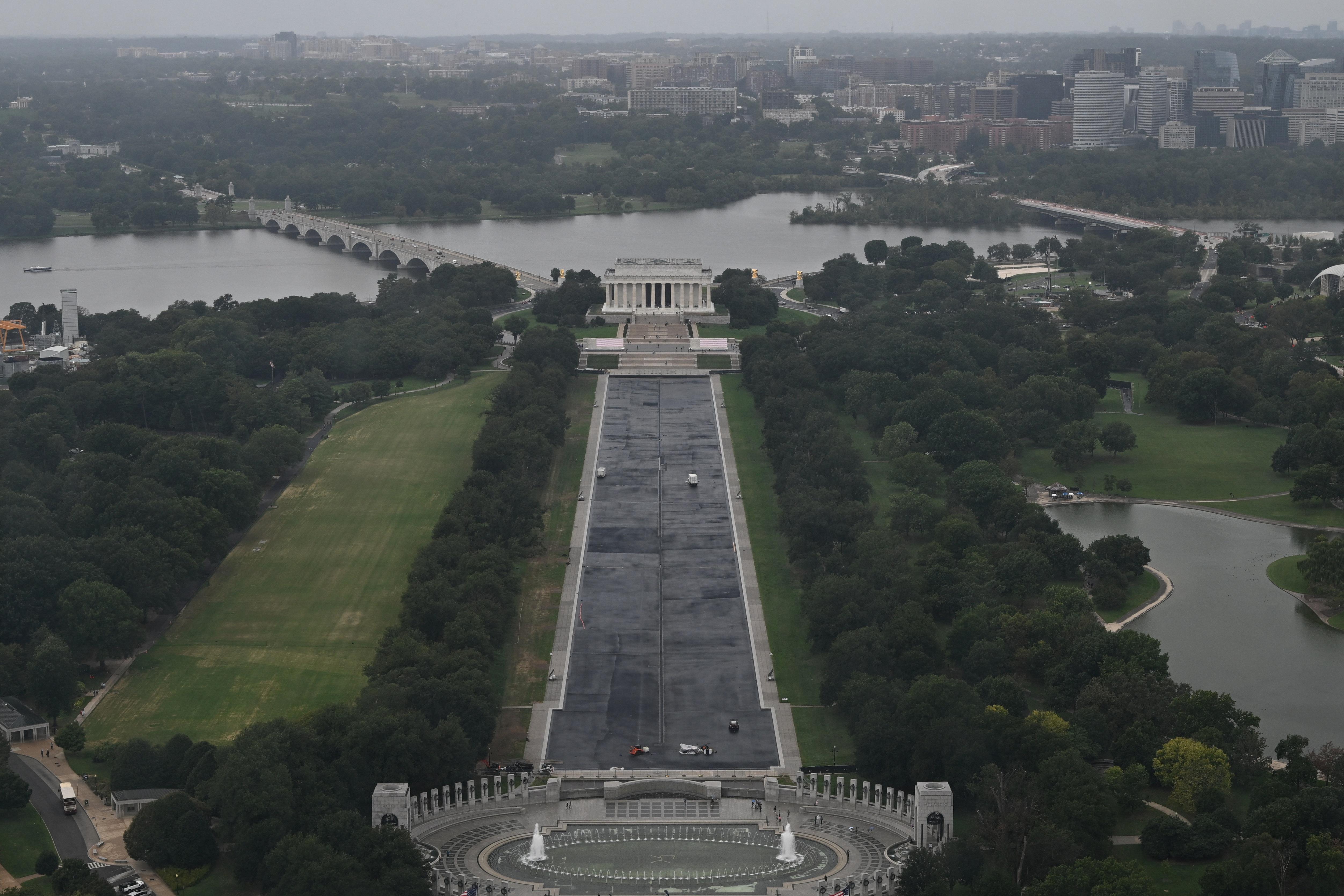 Reflecting Pool Being Refilled After Repairs | iHeart