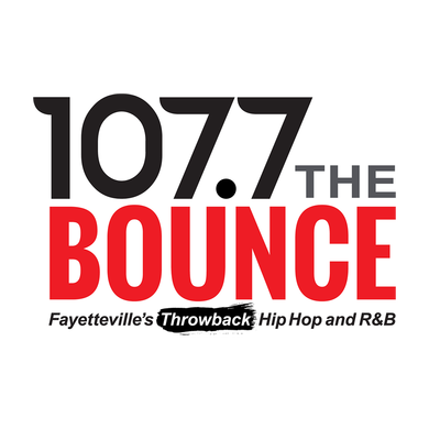 107.7 The Bounce logo