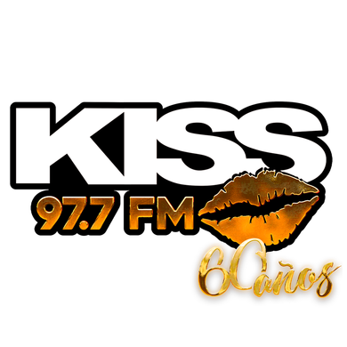 Kiss 97.7 Mérida logo