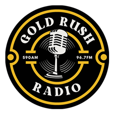 Gold Rush Radio 590 & 96.7 logo