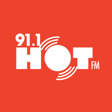91.1 HOT FM logo