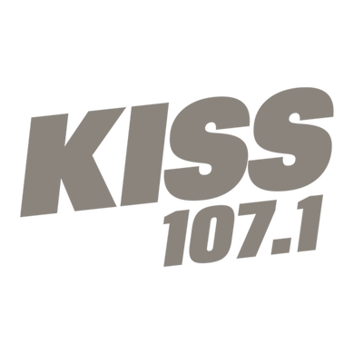 KISS 107.1 logo