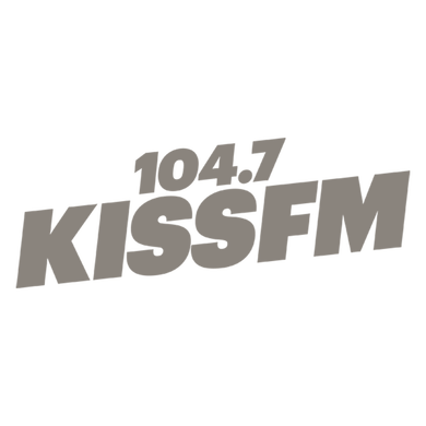 104.7 KISS FM logo